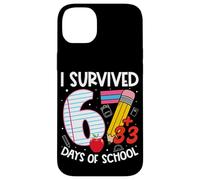 Carcasa para iPhone 14 Plus I Survived 67 + 33 Days School Kids Funny 100th Day School