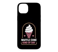 Carcasa para iPhone 14 Plus Ice Cream Dessert Summer Food Humor Waffle Cone Kind of Day