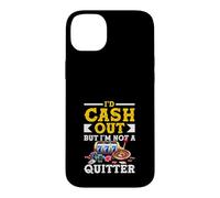 Carcasa para iPhone 14 Plus ID Cash out No Una Ranura de Ruleta de Casino Quitter