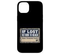 Carcasa para iPhone 14 Plus If Lost Return To Beach Coastal Crab Sign
