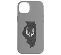 Carcasa para iPhone 14 Plus Illinois IL Deer Hunting Shed Antlers Design