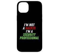 Carcasa para iPhone 14 Plus Im Not A Hacker Im A Security Professional OPSEC Cyber Humor