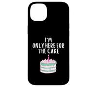Carcasa para iPhone 14 Plus I'm Only Here for The Cake Funny Pink Meme Wedding Cakes