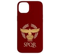 Carcasa para iPhone 14 Plus Imperio Romano República SPQR Águila Aquila Pilar Corona de