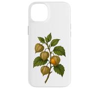 Carcasa para iPhone 14 Plus Impresión artística Vintage botánica Physalis Golden Berry