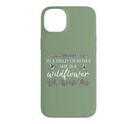Carcasa para iPhone 14 Plus In a Field of Roses She is a Wildflower Hummingbird Flower