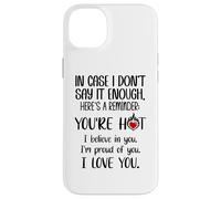 Carcasa para iPhone 14 Plus In Case I Don't Say It Enough Couples Romantic Husband Wife