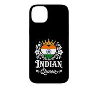 Carcasa para iPhone 14 Plus Indian Queen India Flag Proud Indian Woman
