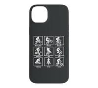 Carcasa para iPhone 14 Plus Infografía BMX Bike, BMX Bici Ciclista Bicicleta Race BMX