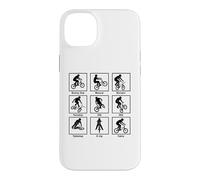 Carcasa para iPhone 14 Plus Infografía BMX Bike, BMX Bici Ciclista Bicicleta Race BMX
