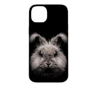 Carcasa para iPhone 14 Plus Inglés Angora Conejo Cara Bosque Fauna Silvestre