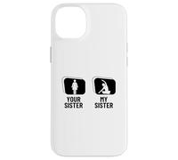 Carcasa para iPhone 14 Plus Instructor de Yoga Divertido Your Sister My Sister Brother