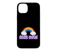 Carcasa para iPhone 14 Plus Ironic Death Metal Rainbow Diciendo Sarcástico