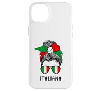 Carcasa para iPhone 14 Plus Italian Italiana Girl Italian Heritage Italy Flag