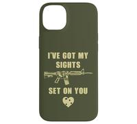 Carcasa para iPhone 14 Plus I've Got My Sights Set On You - Funny Sarcastic Gun Humor