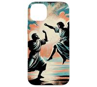 Carcasa para iPhone 14 Plus Jacob luchando con el ángel: una Escena bíblica inspiradora Que empodera