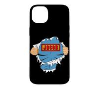 Carcasa para iPhone 14 Plus Jacob Name Superhero Gift for Boys Named Jacob