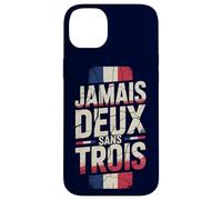 Carcasa para iPhone 14 Plus Jamais Deux Sans Trois Francia FRA Vintage