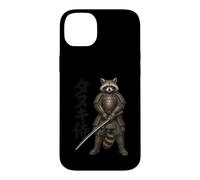 Carcasa para iPhone 14 Plus Japanese Raccoon Samurai Vintage Warrior Men Women Kids