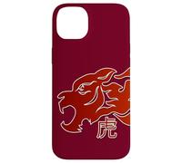 Carcasa para iPhone 14 Plus Japanese Tiger Red Flame Design For Men Year of The Tiger