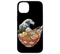 Carcasa para iPhone 14 Plus Japonés Ramen Bowl Ocean Kanagawa Wave Anime Food Noodle