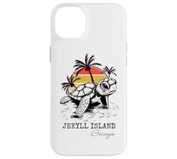 Carcasa para iPhone 14 Plus Jekyll Island Georgia Sea Turtle Preserve 70s Estilo Retro