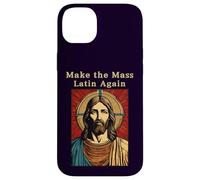 Carcasa para iPhone 14 Plus Jesucristo Católico Romano Haga La Misa Latina De Nuevo