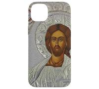 Carcasa para iPhone 14 Plus Jesucristo El Salvador Icono Ortodoxo Cristiano