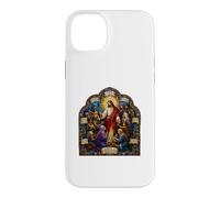 Carcasa para iPhone 14 Plus Jesús Bienaventuranzas Sermón Mosaico Gótico Arte Cristiano Icono