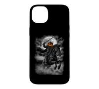 Carcasa para iPhone 14 Plus Jinete de Halloween Horror gótico Calabaza Jinete de