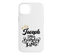 Carcasa para iPhone 14 Plus Joseph The Birthday King Happy Birthday Shirt Hombres Niños Adolescentes