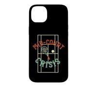 Carcasa para iPhone 14 Plus Juego de Palabras de Tenis Crisis en la cancha