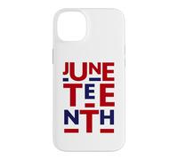 Carcasa para iPhone 14 Plus Juneteenth Is My Independence Day 1865 4 de Julio 4 Bandera de Estados Unidos
