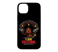 Carcasa para iPhone 14 Plus Juneteenth She Whispered I Am The Storm Women's Black History