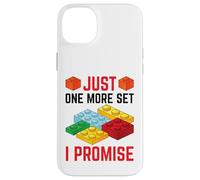 Carcasa para iPhone 14 Plus Just One More Set I Promise Building Block Ladrillo Constructor