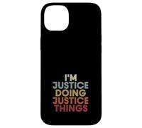 Carcasa para iPhone 14 Plus Justice Name Justice Personalized Name First Given