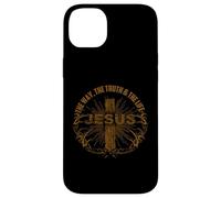 Carcasa para iPhone 14 Plus Jusus The Way The Truth The Life Tshirt Cross Shirt