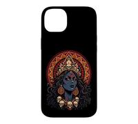 Carcasa para iPhone 14 Plus Kali Mahakali Diosa hindú Hinduismo Mitología Vintage