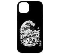 Carcasa para iPhone 14 Plus Kanagawa Japan Hanko Sello Great Wave Retro Kanji Souvenir