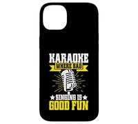Carcasa para iPhone 14 Plus Karaoke Donde Cantar Malo es Bueno Divertido Karaoke