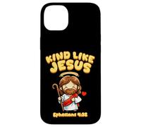 Carcasa para iPhone 14 Plus Kind Like Jesus Efesians Versículo de la Biblia Cute Kid Christianity