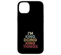 Carcasa para iPhone 14 Plus King Name King Personalized Name First Given