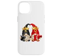 Carcasa para iPhone 14 Plus King of Spades and Queen of Hearts with Funny Garden Gnomes