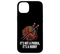 Carcasa para iPhone 14 Plus Knitter Yarn Crafter Not A Phobia It's A Hobby