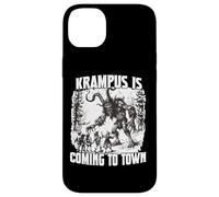 Carcasa para iPhone 14 Plus Krampus Tradición Perchtenlauf Kramperl Máscara Bad Santa