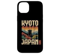 Carcasa para iPhone 14 Plus Kyoto Japón Pagoda Anime Otoño Escena Kanji Otaku Recuerdo