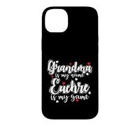 Carcasa para iPhone 14 Plus La Abuela es mi Nombre Euchre es mi Juego