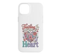 Carcasa para iPhone 14 Plus La enseñanza es una Obra de corazón Día Internacional del Maestro