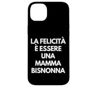 Carcasa para iPhone 14 Plus La felicità è Essere una Mamma bisnonna Italian Grandma Gift