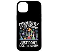 Carcasa para iPhone 14 Plus La química es como cocinar, no Lamas Cuchara Ciencia